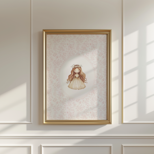 PRINCESS - ALANAH | Children's Art Print