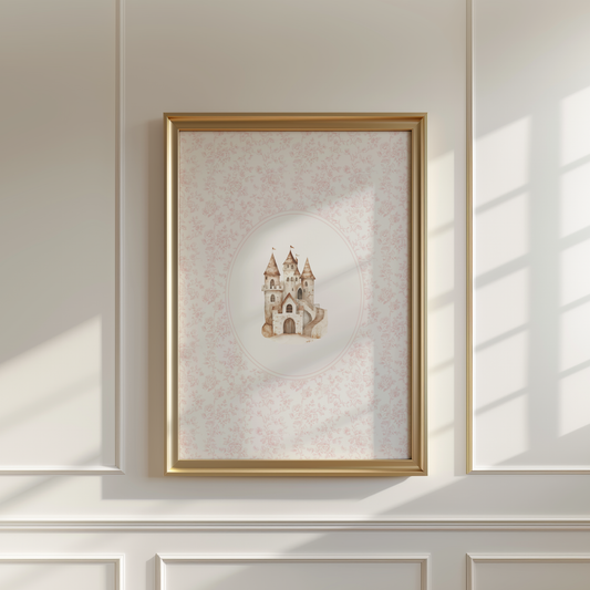 WHIMSICAL CASTLE | Children's Art Print