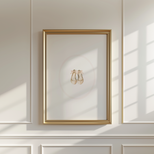 PRINCESS SHOES | Children's Art Print